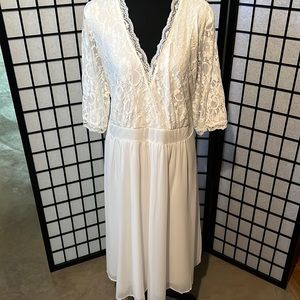 Woman’s plus size dress